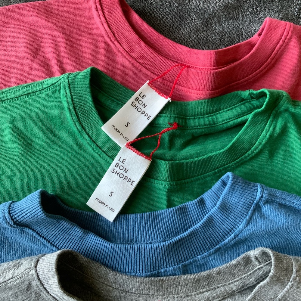 Lot of 4 Le Bon Shoppe Tees